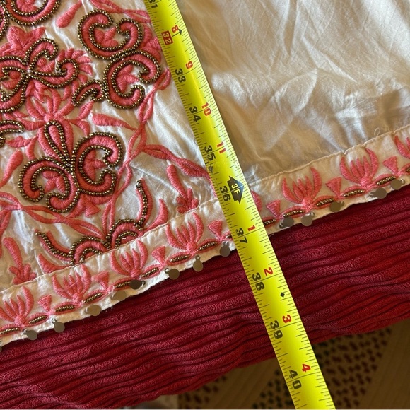 Lula Soul Beaded Embroidered Swing Dress. Size Medium. - Picture 12 of 16